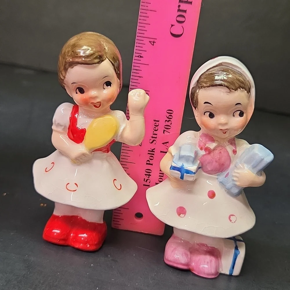 VTG‎ JAPAN UCAGCO 1950s Ceramic Figurine Girls